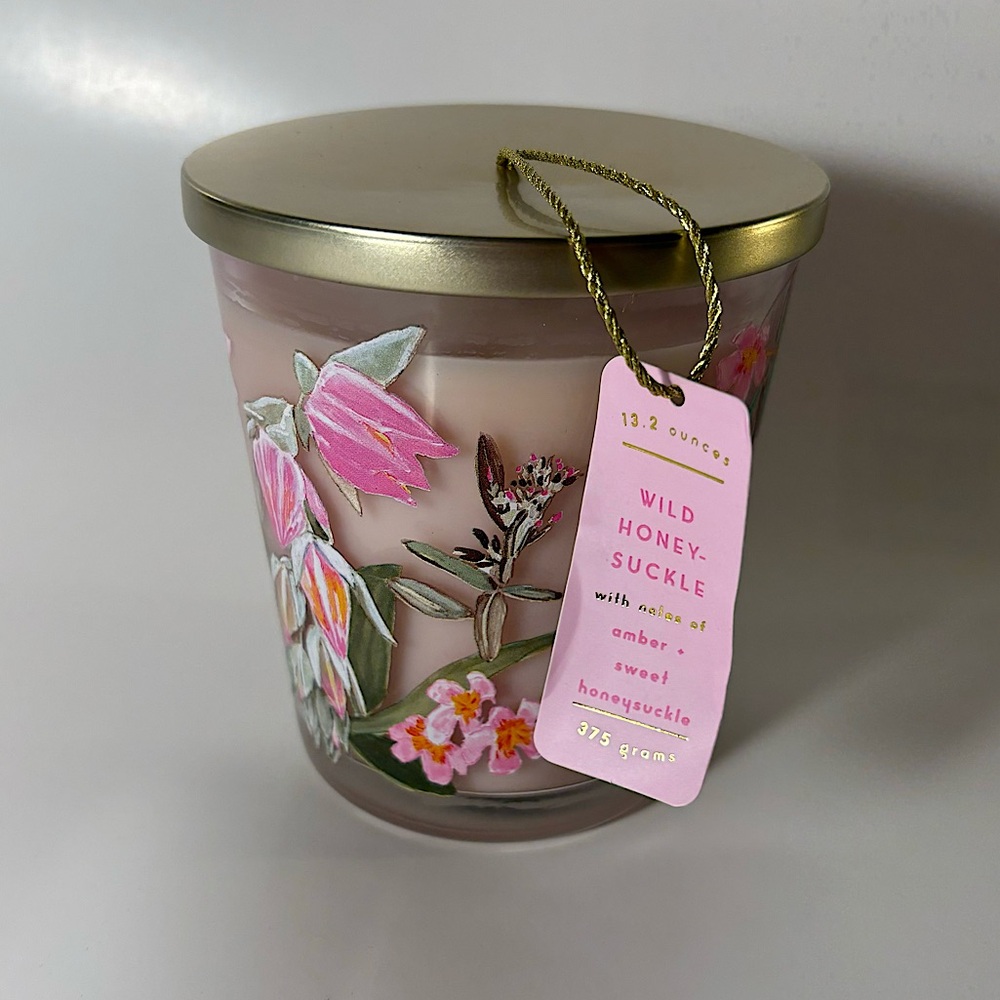 NWT Anthropologie Spring’s Eden Candle Wild Honeysuckle